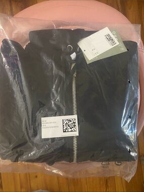 H&M Black Zip-Front Women's Sweater